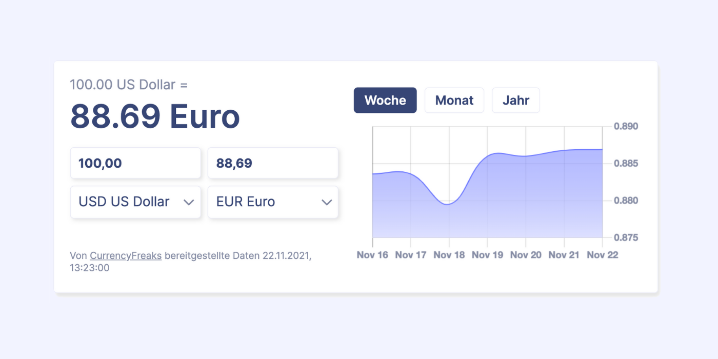 Eine effektive und bequeme Möglichkeit, jederzeit eine Währung bei voller Privatsphäre umzurechnen - so bleibst du sicher im Netz.